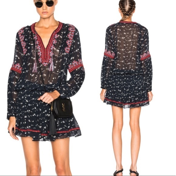 Ulla Johnson Dresses & Skirts - Ulla Johnson | 4 Gita Dress Printed Silk Boho